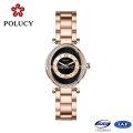 Reloj de pulsera reloj de brazalete de diamantes de Lady de lujo de moda venta caliente